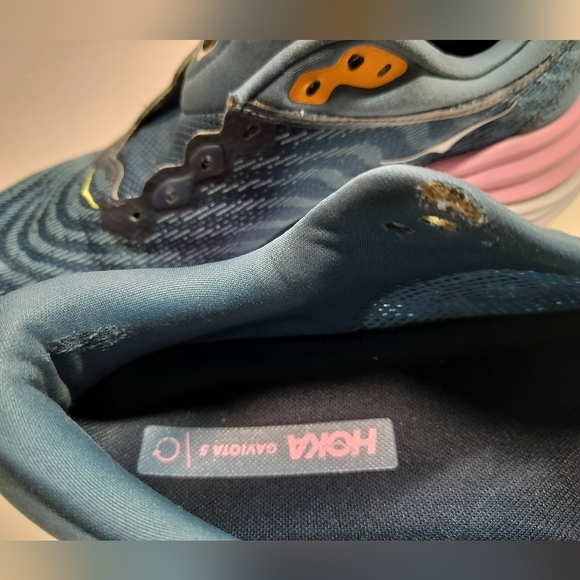 HOKA Gaviota 5 Blue Gray 1134235 Women Size 11B Pre-owned With Out Laces - Picture 14 of 14